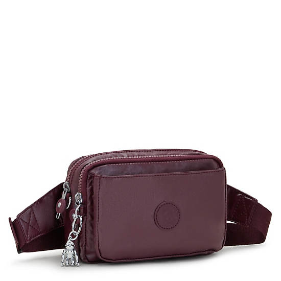 Kipling Abanu Multi Metallic Convertible Crossbodytassen Bordeaux | BE 1029OK